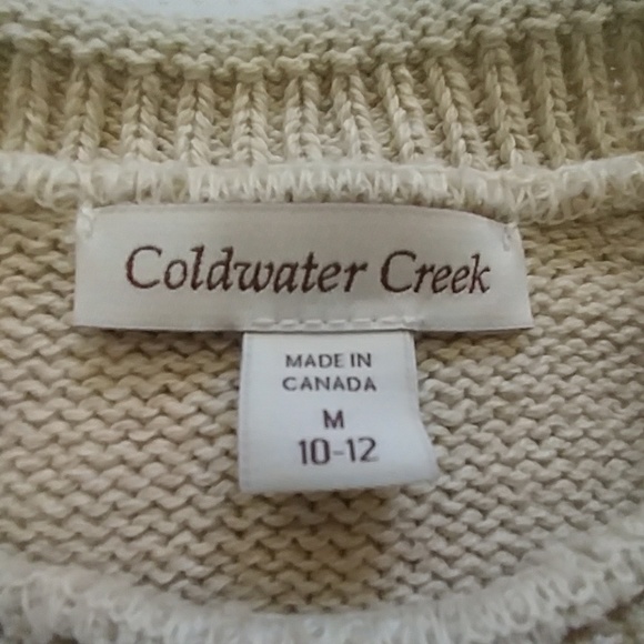 NWT Coldwater Creek Prancing Deer Sweater - Picture 6 of 8
